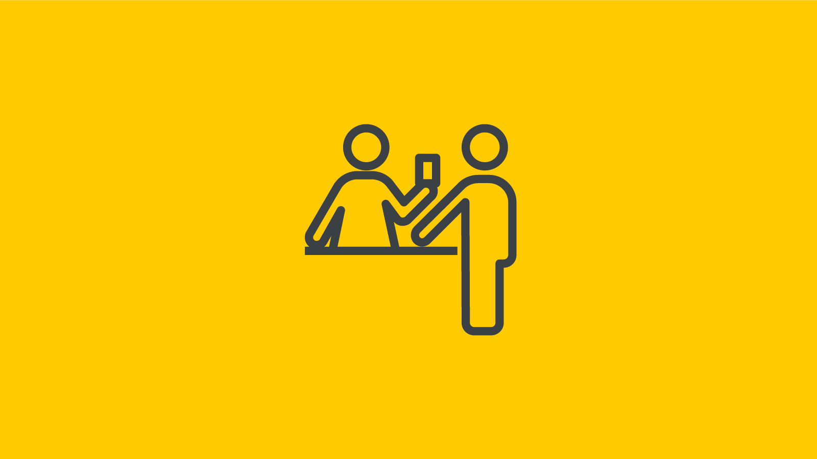 Symbol für eine Bar für Fachmessen